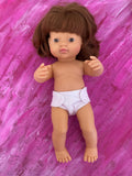 Nappy to suit 38cm Miniland Doll - Dandelion Pink