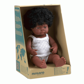 Miniland Doll - 38cm - African Girl