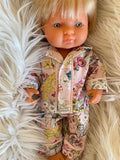 Pyjama Set - to suit 38cm Miniland Doll - May Gibbs - Gumnut Babies Pink