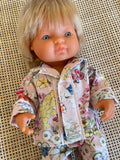 Pyjama Set - to suit 38cm Miniland Doll - May Gibbs - Gumnut Babies Pink