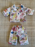 Pyjama Set to suit 38cm Miniland Doll - May Gibbs - Gumnut Babies Pink