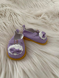 Mary Jane Shoes to suit 38cm Miniland Doll - Oxford - Lavender