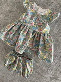 Dress Set - to suit 34cm Mini Coletto, Minikane and Paola Reina Grande Dolls - Liberty London - Hyde Floral