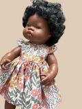 Dress Set - to suit 38cm Miniland Doll - Autumn Time