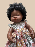 Dress Set - to suit 38cm Miniland Doll - Autumn Time