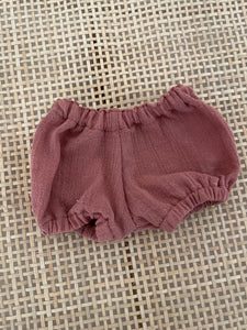 Underwear - Bloomers - to suit 38cm Miniland Doll - Mushroom Rose