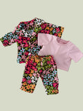 Pant Suit - to suit 38cm Miniland doll - Corduroy Flowers