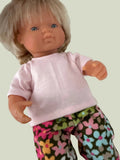 Pant Suit - to suit 38cm Miniland doll - Corduroy Flowers