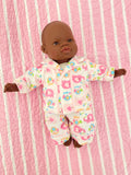 Pyjama Set - to suit 38cm Miniland Doll.  Will also fit 32cm soft body Miniland Doll and 34cm Mini Coletto, Minikane and Paola Reina Grande Dolls - Flannelette - Ellie & Owlie