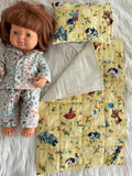 3 piece Bedding Set - Patchwork Quilt - Little Golden