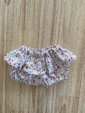 Bloomers with frill - to suit 38cm Miniland Doll - Spring Flowers