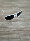 Doll Glasses - Aviators - White