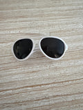 Doll Glasses - Aviators - White
