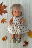 Dress Set - to suit 38cm Miniland Doll - Autumn