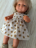 Dress Set - to suit 38cm Miniland Doll - Autumn