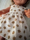 Dress Set - to suit 38cm Miniland Doll - Autumn
