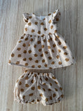 Dress Set - to suit 38cm Miniland Doll - Autumn