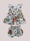 Dress Set - to suit 38cm Miniland Doll - Flower Garden