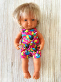 Shorts Set to suit 38cm Miniland Doll - Jelly Beans