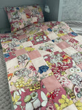 3 piece Bedding Set - May Gibbs Patchwork Quilt - Gumnut Babies A