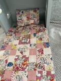 3 piece Bedding Set - May Gibbs Patchwork Quilt - Gumnut Babies A