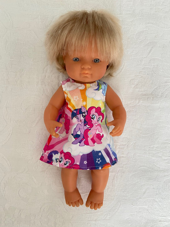 Dress Set - PINNY - to suit 38cm Miniland Doll - My Little Pony