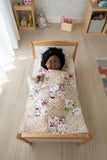 3 piece Bedding Set - Liberty London Patchwork Quilt H26