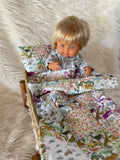 3 piece Bedding Set - Liberty London Patchwork Quilt - Queue for the Zoo