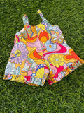 Playsuit - to suit 38cm Miniland Doll - Swirly Summer