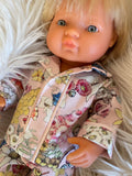 Pyjama Set to suit 38cm Miniland Doll - May Gibbs - Gum Nut Babies Pink