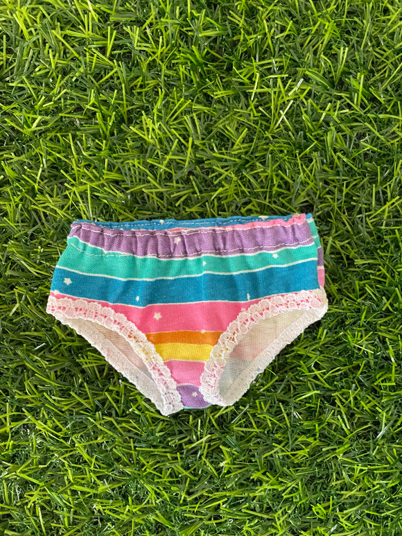 Underpants to suit 38cm Miniland Doll - Rainbow Dreaming