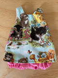 Dress Set - to suit 38cm Miniland Doll - PINNY - Kittens