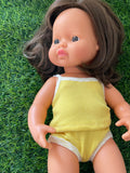 Underpants to suit 38cm Miniland Doll - Bright Yellow