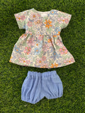 Dress Set - to suit 38cm Miniland Doll - Summer Dazed Colour