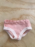 Underwear - Underpants to suit 38cm Miniland Doll - Peach