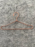 Dolls Clothes Hanger - Mini Rose Gold Wire