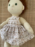 Dress Set - to suit Dinkum Doll by Ollie Ella - Sunkissed Rainbows