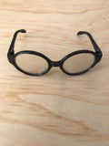 Doll Glasses - Clear lens - spectacle style - Classic - Black