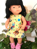 Dress Set - PINNY - to suit 38cm Miniland Doll - Little Golden Book